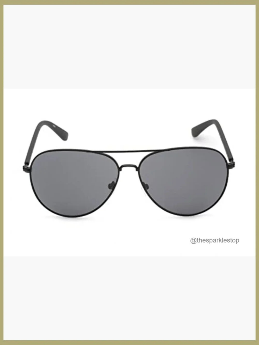 Metal Aviator Sunglasses with UV Protection Coating